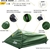 WFS 1-Person T-Bivy Camping Tent with Rain Fly, Green.