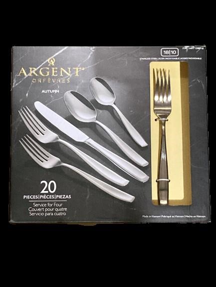 ARGENT 20pc Autumn Flatware Set. NB: 1 x missing.