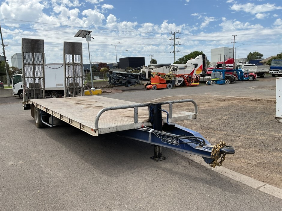 2009 Beavertail Single axle Single Tag Trailer
