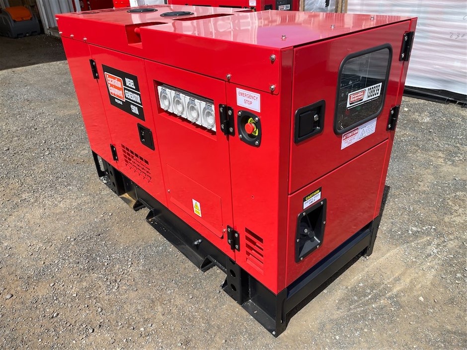 Unused 2024 Silenced 15kVA Single Phase Generator Auction (0008-7049163 ...