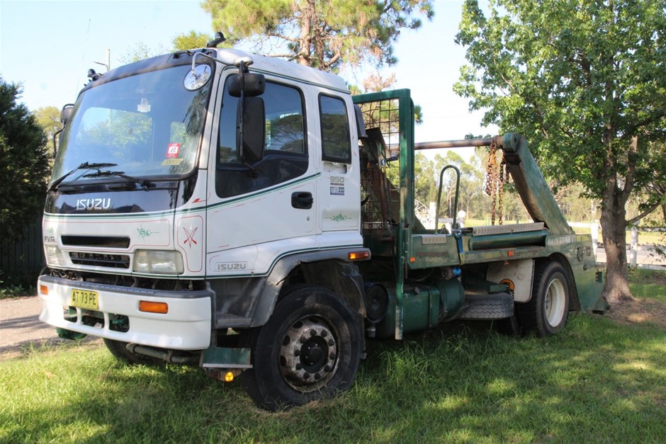 Skip Bin Truck + Bins Sale