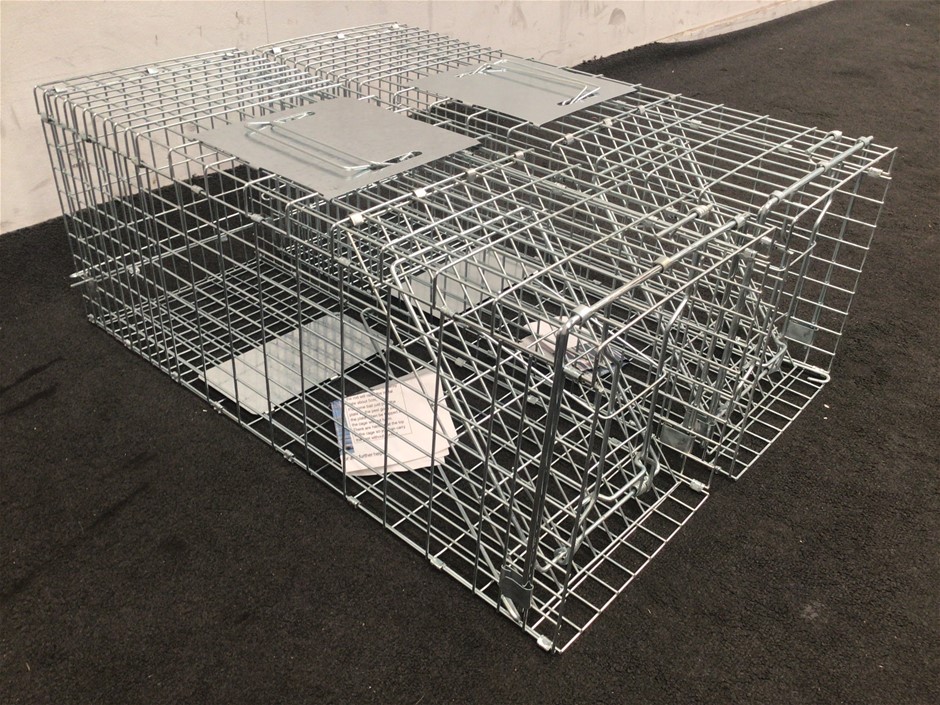 2 x Mesh Cage Traps Auction (0042-7049386) | Grays Australia