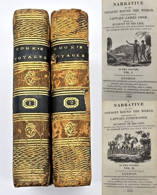 Captain Cook's Diaries, The Complete Leather Bound Set