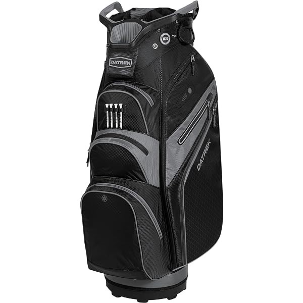 DATREK Unisex Lite Rider Pro Golf Cart Bag 15Way Organiser, Black