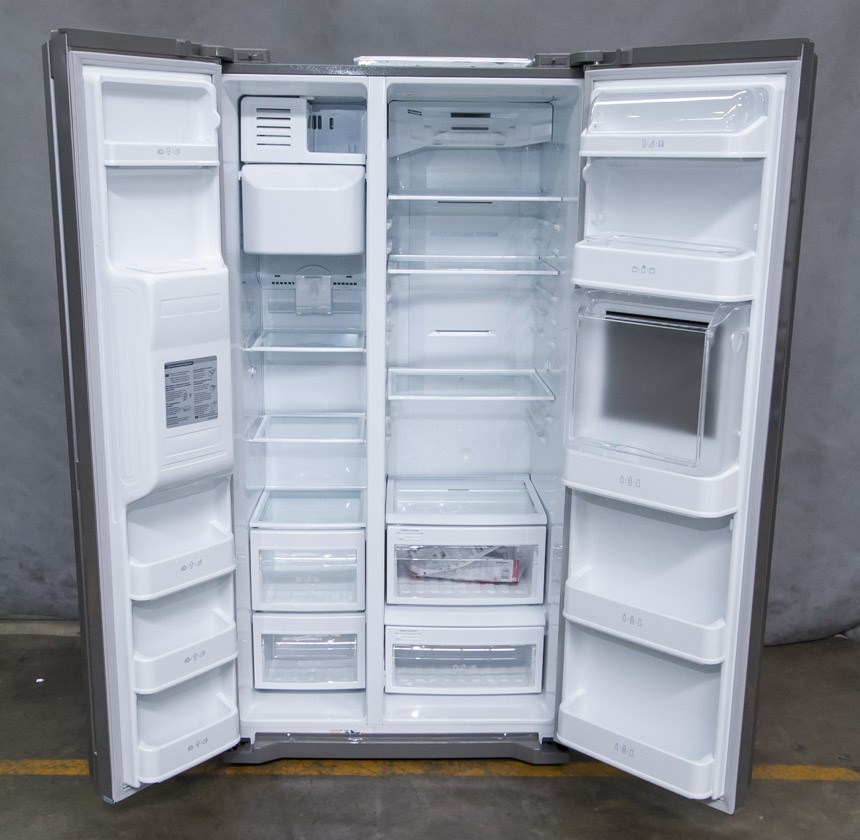 LG Refrigerator Model GC-P197DPSL stainless steel 2 door side by side ...