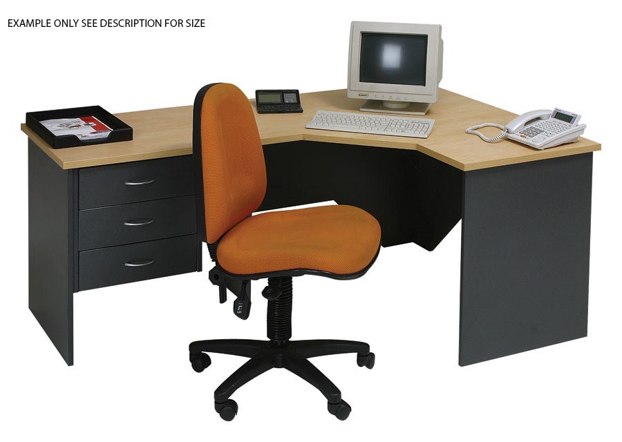 Corner Workstation (Open) - 1200 x 1500 