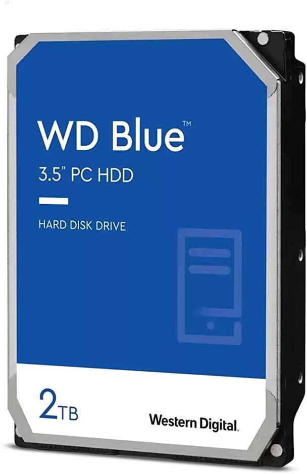 WESTERN DIGITAL 2TB WD Blue PC Hard Drive - 7200 RPM Class, SATA 6 Gb/s, 25