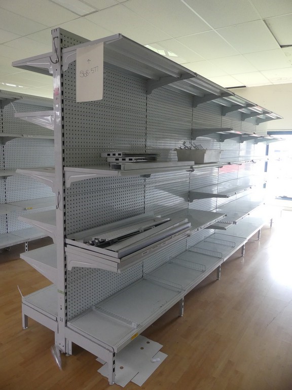 No Reserve-  Pallet Racking, Display Shelfs, Tables and More