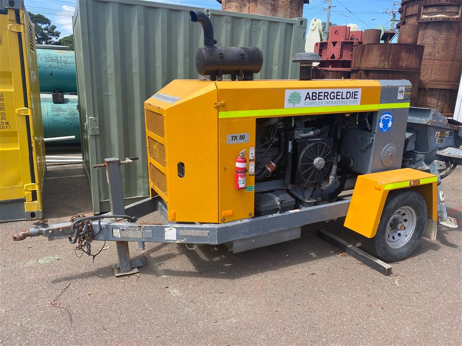 2013 Putzmeister TK50 Mobile Concrete Pump Trailer