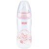 NUK First Choice Plus Baby Rose 300ml Bottle.