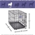MIDWEST HOMES FOR PETS Single & Double Door iCrate Dog Crate, Black, Small