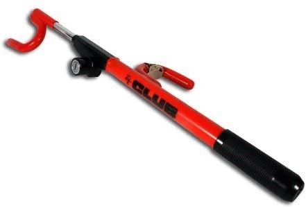 WINNER INTERNATIONAL The Club 1000 Original Club Steering Wheel Lock, Red.