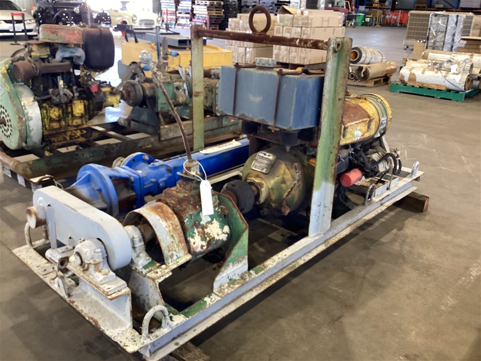 Skid Mounted Engine And Pump