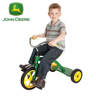 John Deere Steel Tricycle w Adjustable S