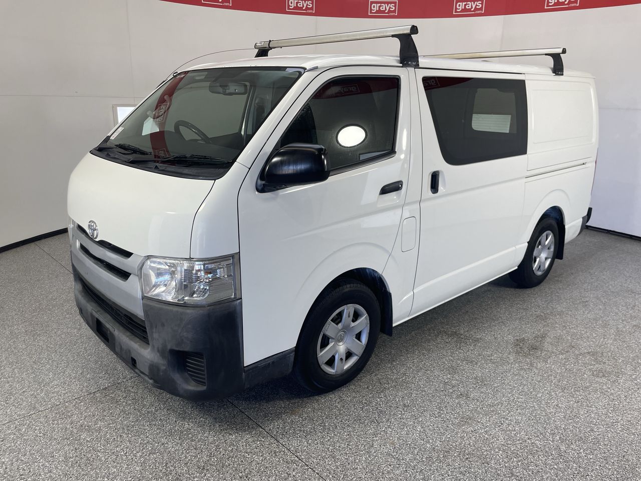 2015 Toyota HiAce LWB KDH201R Turbo Diesel Manual Van