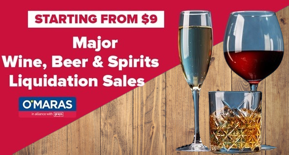 Major Wine, Beer & Spirits Liquidation Event -  NSW Pickup