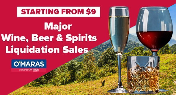 Major Wine, Beer & Spirits Liquidation Event -  NSW Pickup