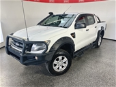 2015 Ford Ranger XL 4X4 PX Turbo Diesel AT Crew Cab Chassis
