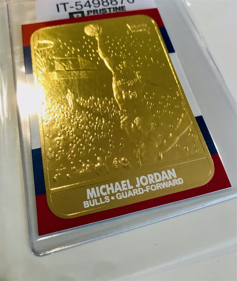 23kt michael jordan card