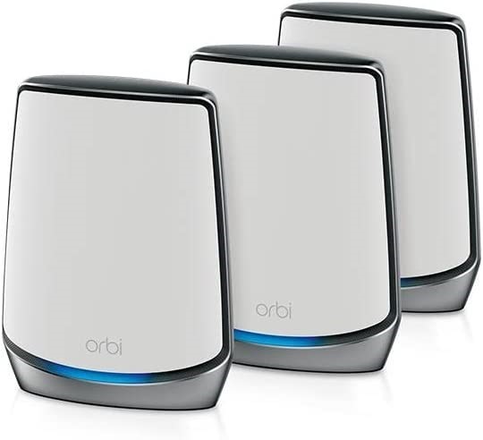 NETGEAR Orbi Whole Home WiFi 6 Tri-Band Mesh System (RBK853) | AX6000 Wirel