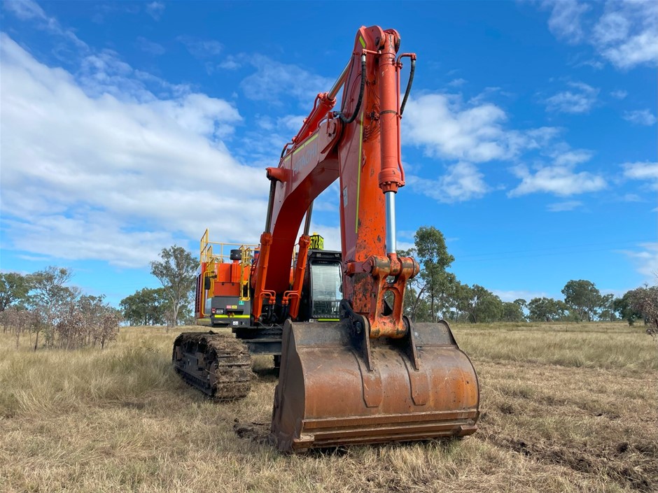 yuk 2019 Hitachi ZX690LCH-5A Excavator with Bucket Auction (0002