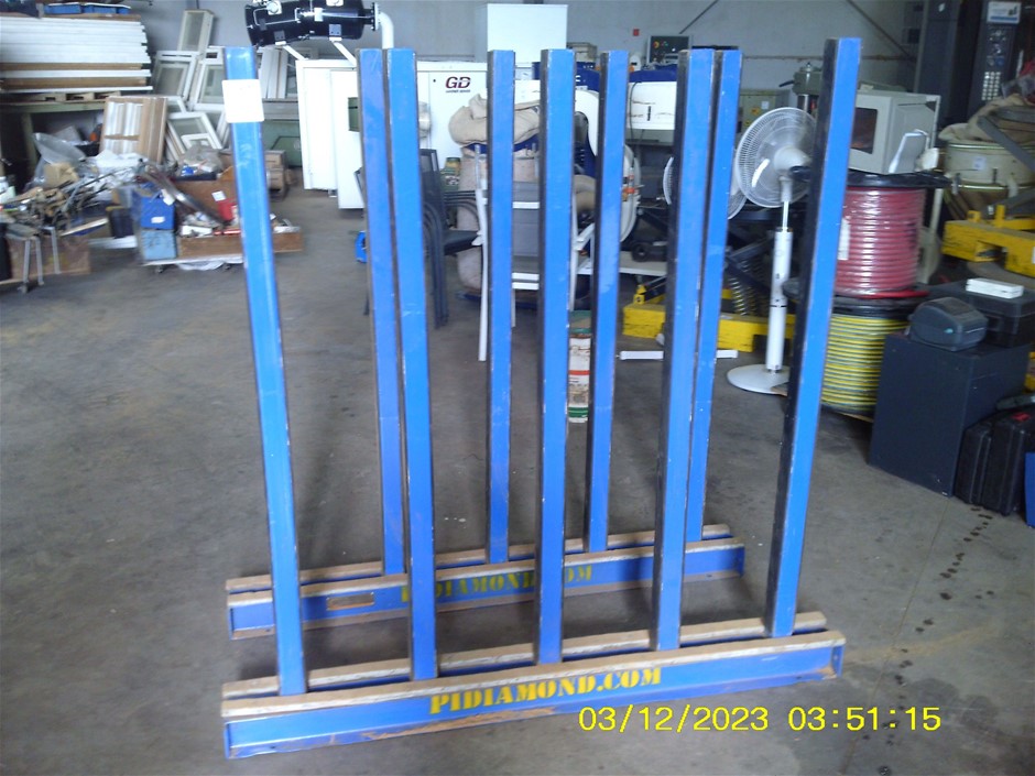 2 Steel Timber Racks Auction (0087-5056225) | Grays Australia