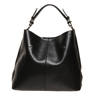 Ada G Black Colour Genuine Leather Handb