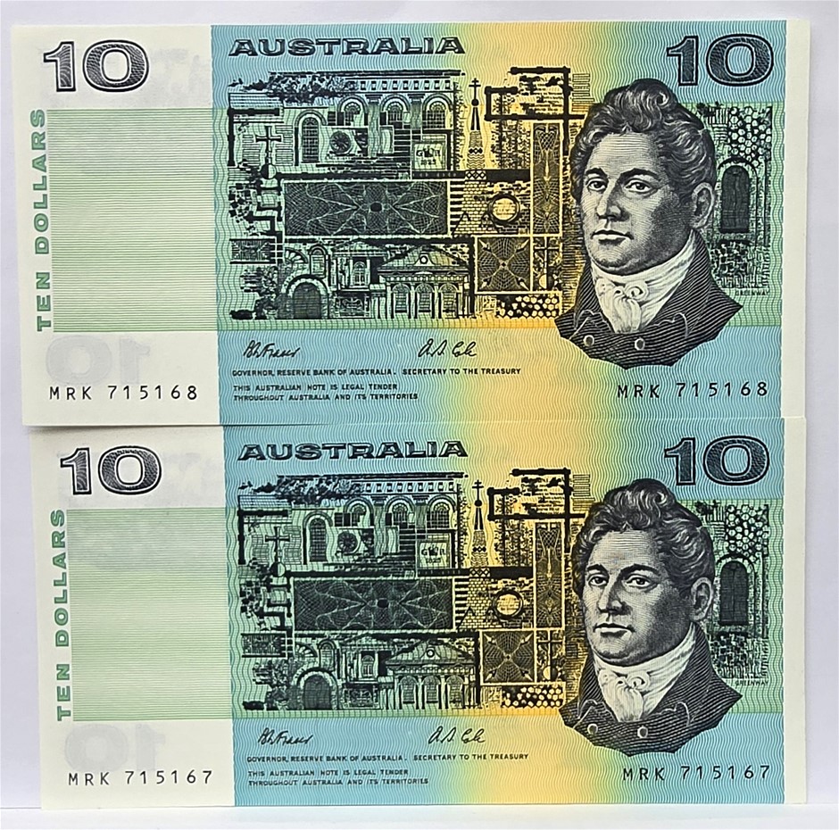 No Reserve Rare Australian Banknotes & Coins