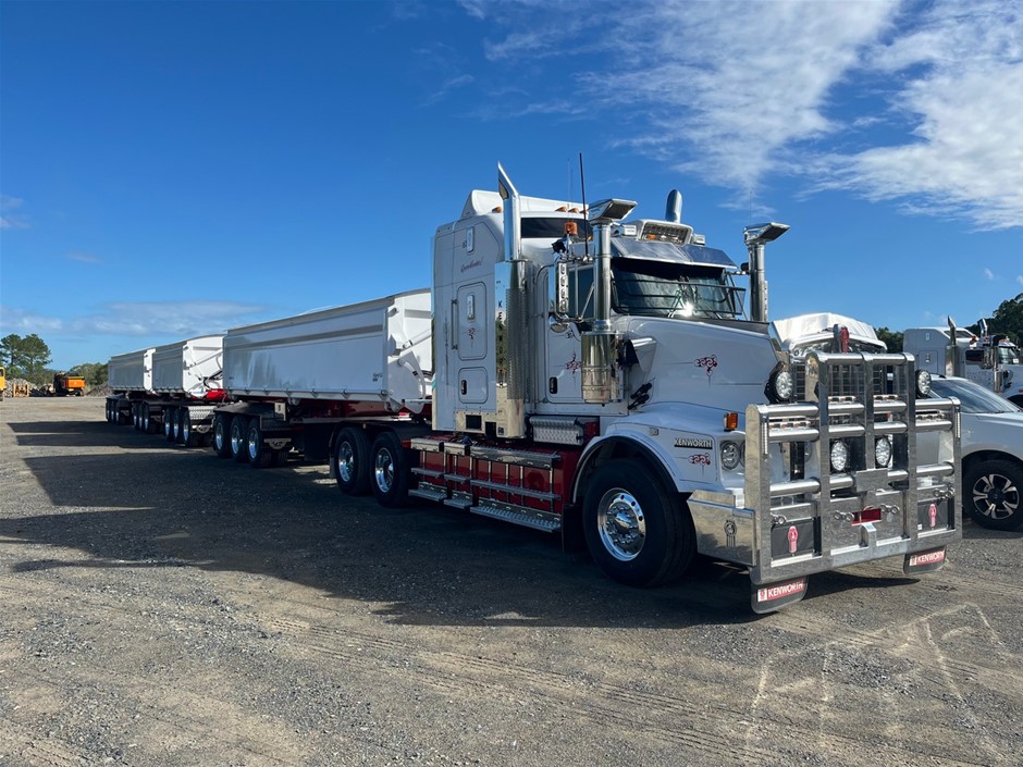 EOI 2022 Kenworth T659 & UNUSED RWT Roadtrain Side Tippers