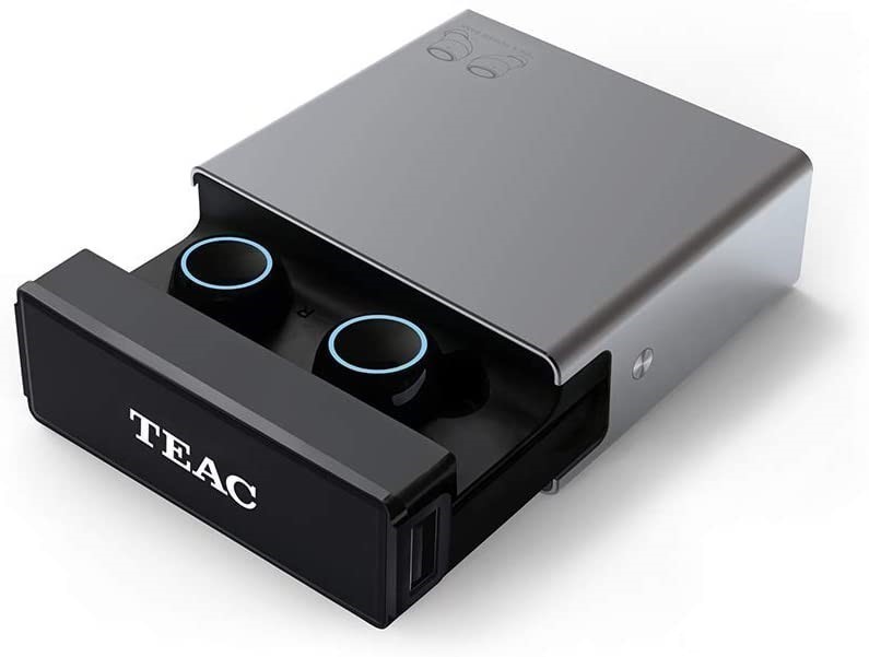 TEAC TWS Earbuds with Built-in  3500mAh Power Bank, Bluetooth  5.0, IPX4 Wa