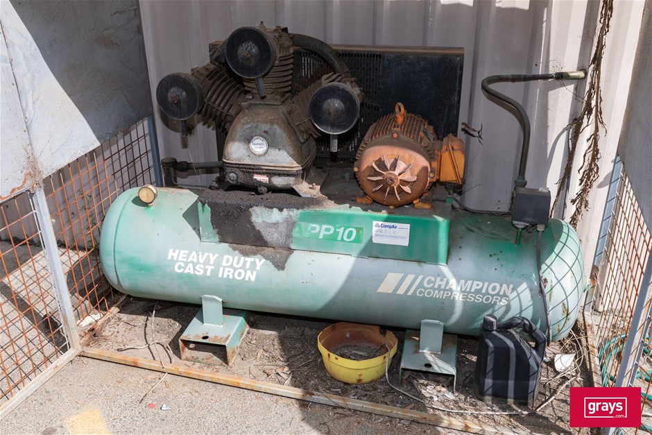 Champion Air APP10 Industrial Air Compressor Unit Auction (0015-5056359 ...