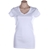 5 x SIGNATURE Women's V-Neck Tees, Size S, 100% Cotton, White. Buyers Note