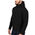SIGNATURE Men's Fleece-Lined Softshell Hooded Jacket, Size XL, Black. Buye