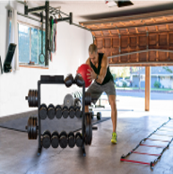 No Reserve Unused Shelf Fitness Rack, Weight Storage & More