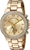 U.S. POLO ASSN. Women's 40mm Analog Quartz Watch, Gold-tone Dial and Stainl