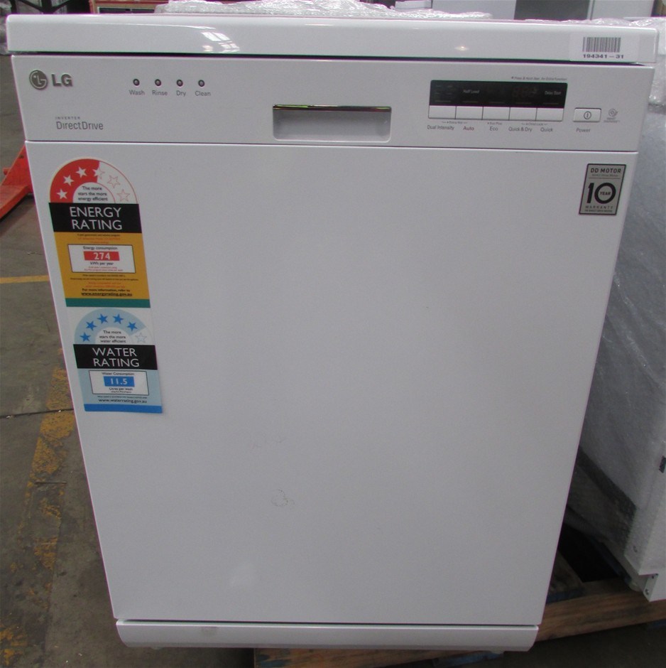 LG Dishwasher, direct drive inverter, 14 x place setting capacity