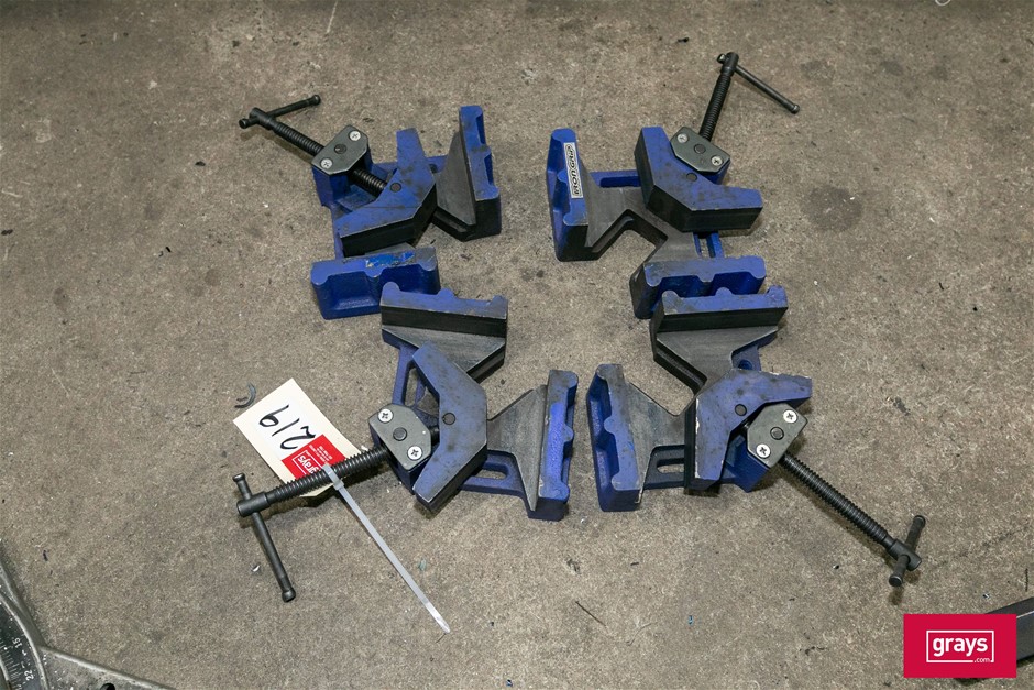 Iron Grip 4x Right Angle Clamps Auction (02195056349) Grays Australia