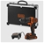 BLACK + DECKER 18V Hammer Drill Kit With Carry Case. NB: Has been used.