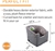 K&H Pet Products Bucket Booster Dog Car Seat, Small, Gray, 14.5" x 20". NB: