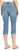 2 x LEE Women's Flex Motion Regular Fit Mid-Rise Capri Jeans, Size 4 Medium