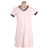 TOMMY HILFIGER Women's V-Neck Tee Dress, Size XL, 95% Cotton, 681 Ballerina