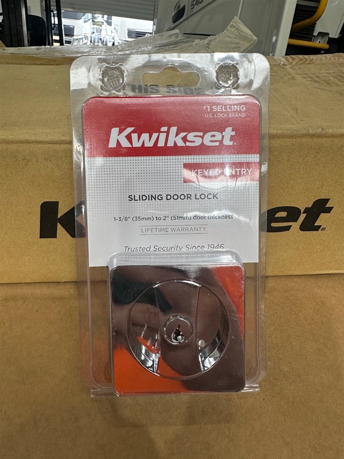 Kwikset Sliding Door Lock Auction (0020-3028965) | Grays Australia