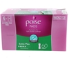 Box of 60pc POISE Extra Plus Pads. NB: Damaged packaging.