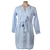 JACHS GIRLFRIEND Women's Linen Dress, Size M, 55%Linen/45% Cotton, Blue.