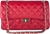Bianca Red Quilted Leather Handbag. NB: No Packaging.