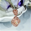 Elegant 18K Rose Gold plated Cz Hollow Four Leaf Clover Necklace
