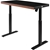 SEVILLE AirLIFT Glass Top Electric Height Adjustable Standing Desk, Black.