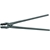 2 x PICARD Blacksmith's Heavy Duty Tongs 400mm, Black with Notched for Roun