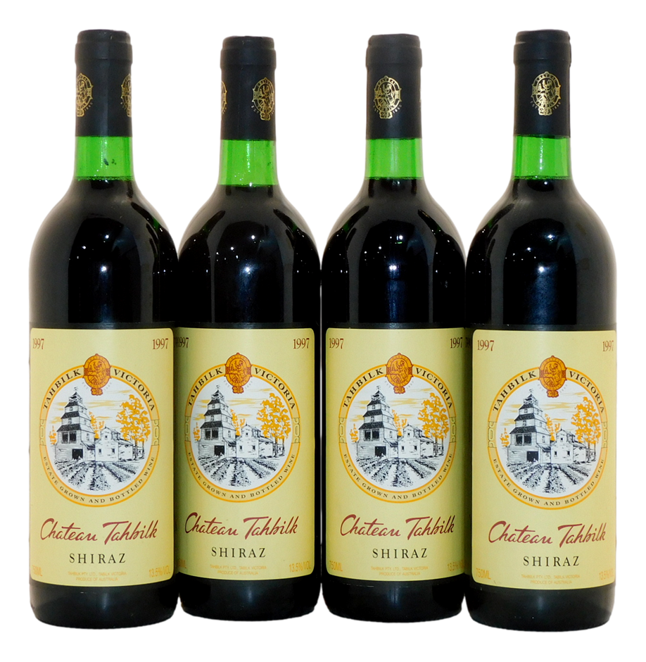 Tahbilk Shiraz 1997 (4x 750mL), VIC.