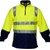 6 x PRIME MOVER Hi Vis 2 Tone 1/4 Zip Fleece Jumper with Tape, Size M, Yell